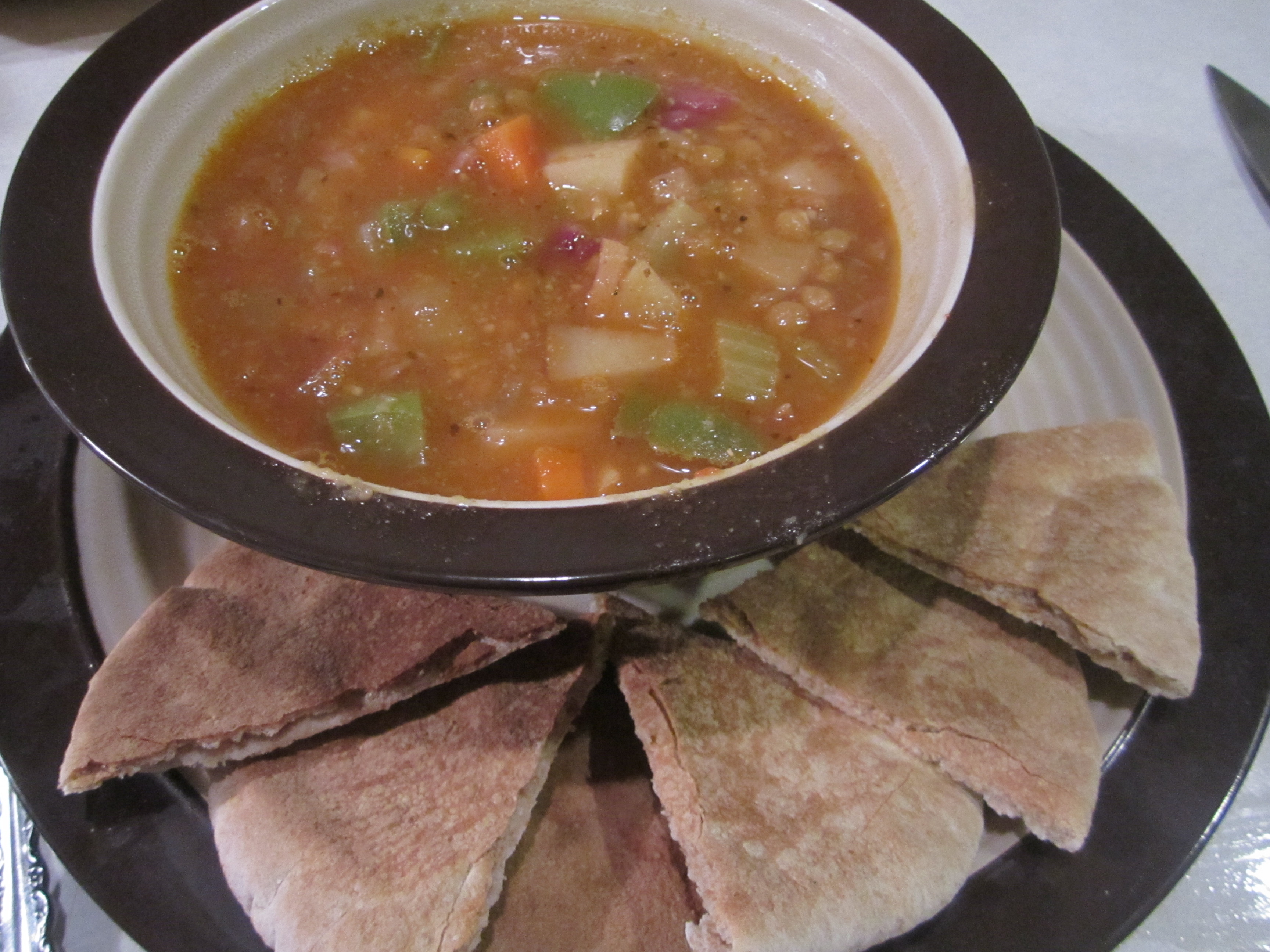 Mediterranean Lentil Soup Yumminess